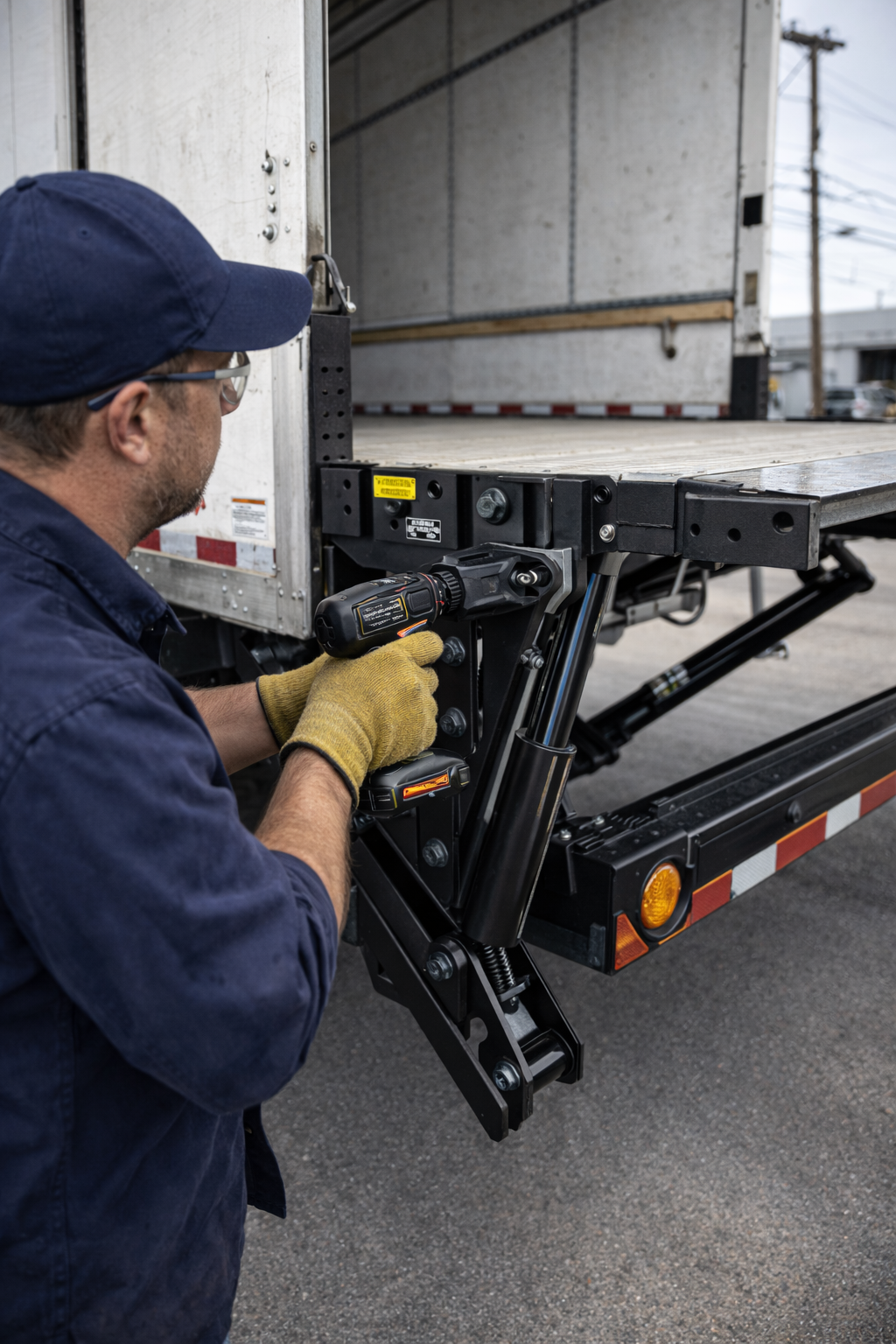 Truck liftgate maintenance and oil change service in Lawrenceville GA